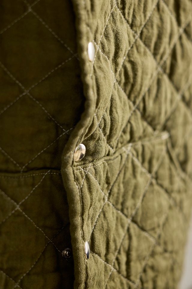 Quilted Snap Vest #1
