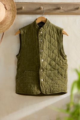 Quilted Snap Vest