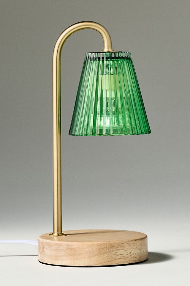 Pleated Glass Mini Candle Warmer Lamp #1