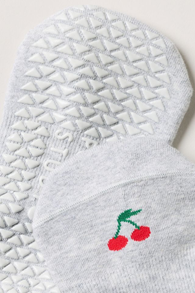 Pointe Studio Frilly Cherry Grip Ankle Socks #1
