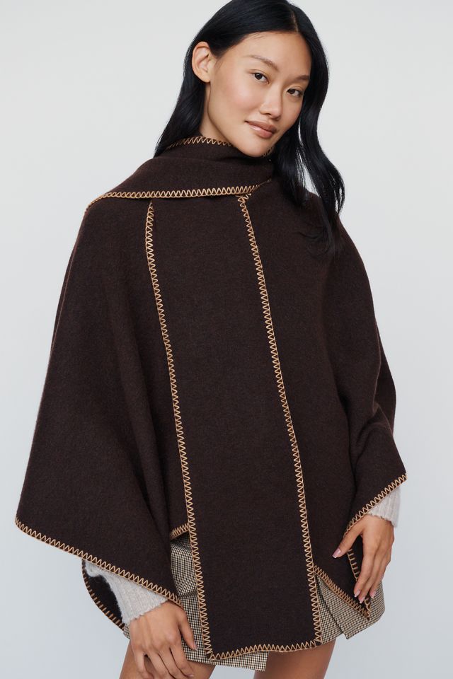 By Anthropologie Whipstitch Poncho #1