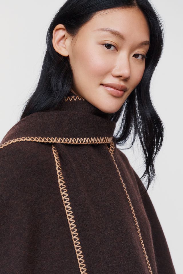 By Anthropologie Whipstitch Poncho #3