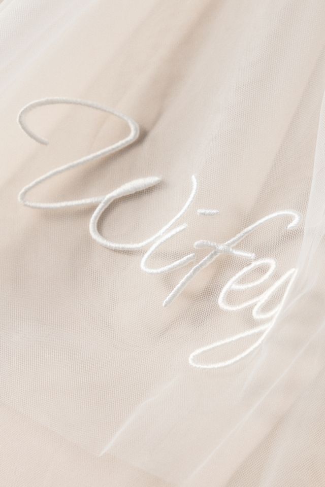 By Anthropologie Weddings Wifey Veil #1