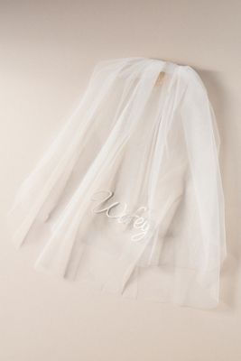 By Anthropologie Weddings Wifey Veil