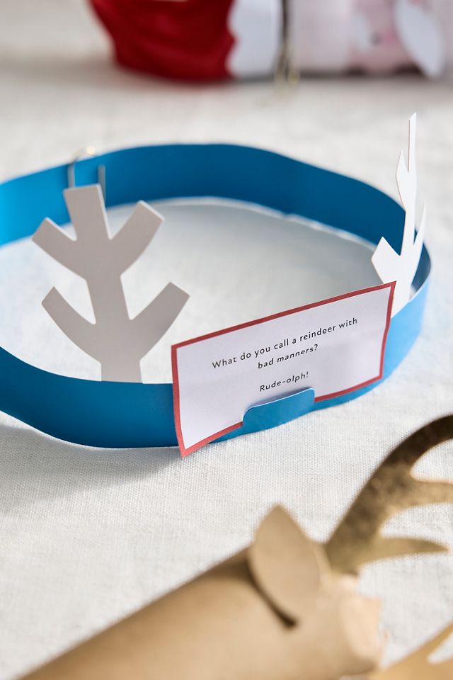 Santa, Reindeer + Tree Party Crackers, Set of 6 #1