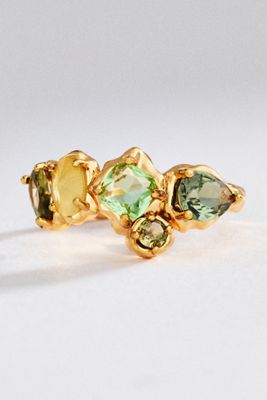 By Anthropologie Organic Crystal Ring