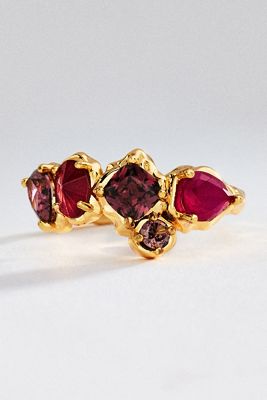 By Anthropologie Organic Crystal Ring