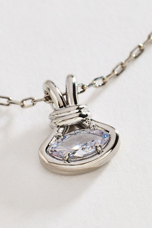 By Anthropologie Delicate Wrap Pendant Necklace #1
