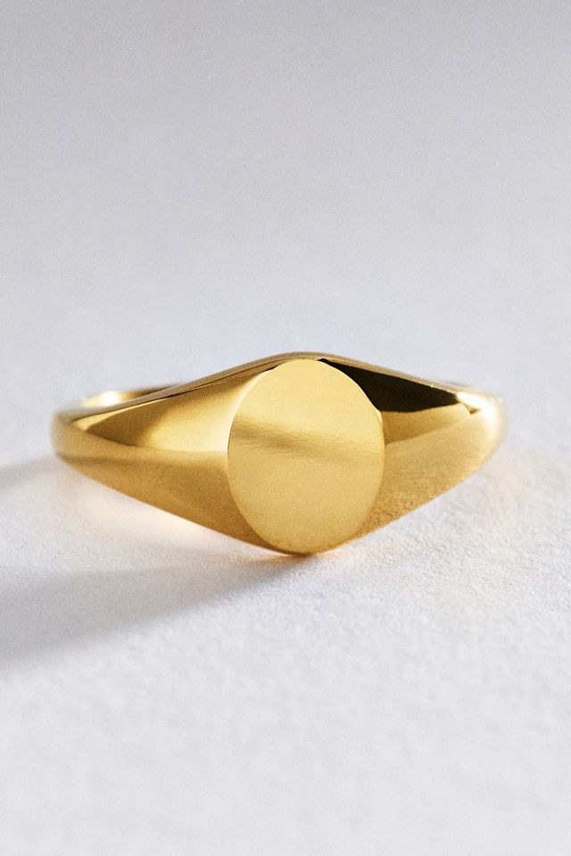 By Anthropologie Classic Signet Ring #1