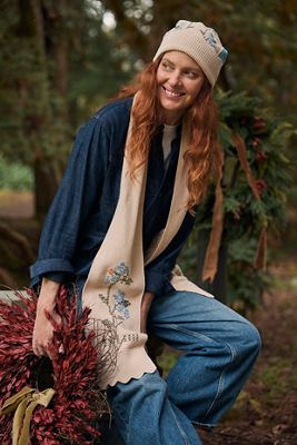 Cross Stitch Crochet Scarf