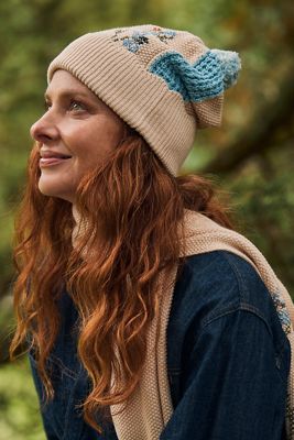Cross Stitch Crochet Hat