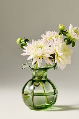 Vietri Hibiscus Italian Glass Bud Vase