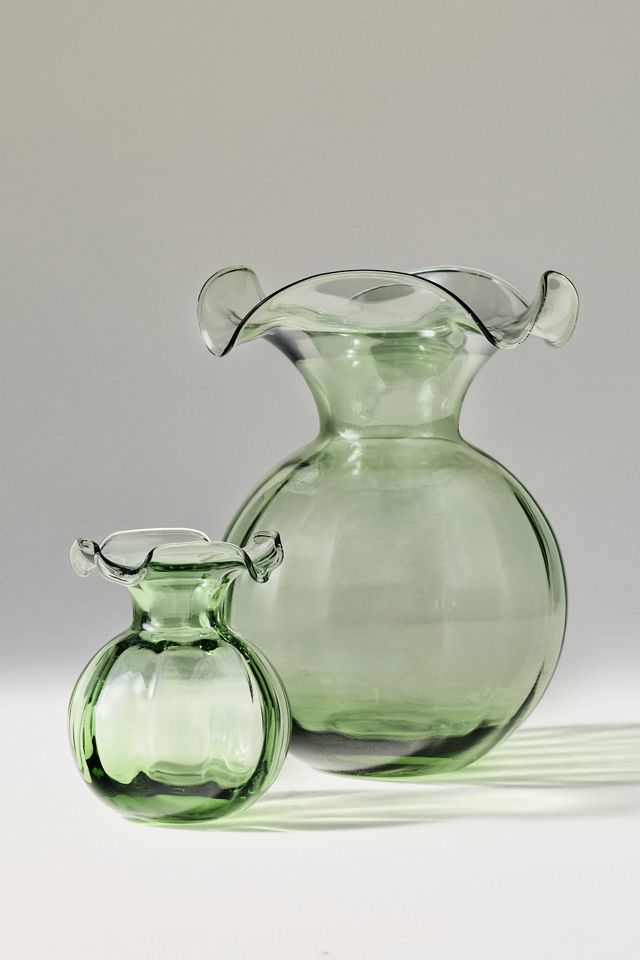 Vietri Hibiscus Italian Glass Vase Medium #2