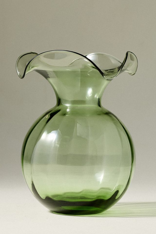 Vietri Hibiscus Italian Glass Vase Medium #3