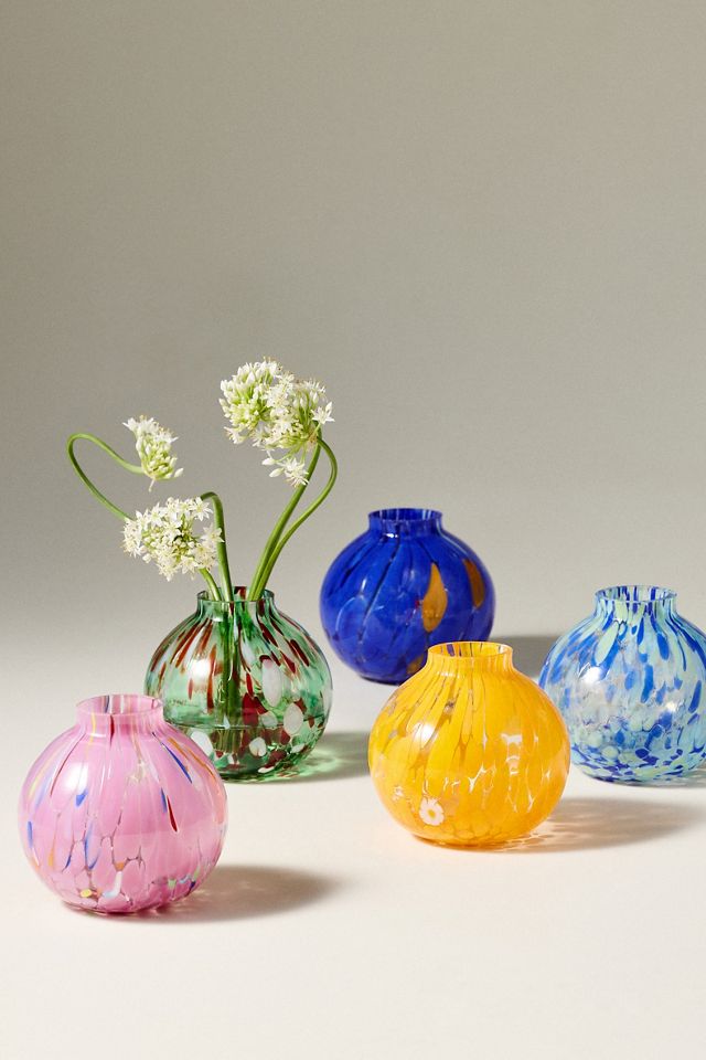 Vietri Nuvola Italian Glass Bud Vase #1
