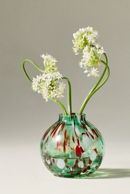 Vietri Nuvola Italian Glass Bud Vase