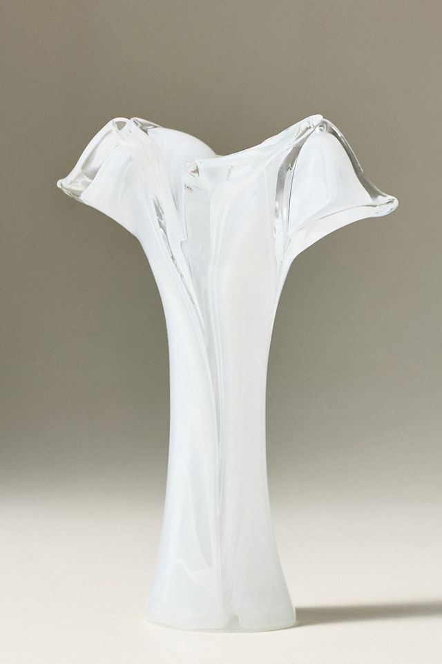 Vietri Onda Italian Glass Vase Tall #1