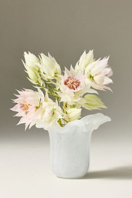 Vietri Onda Italian Glass Vase Small