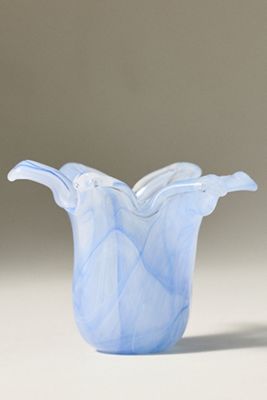 Vietri Onda Italian Glass Vase Small
