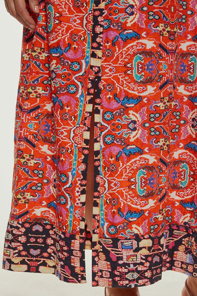 Abstract Motif Maxi Dress #2