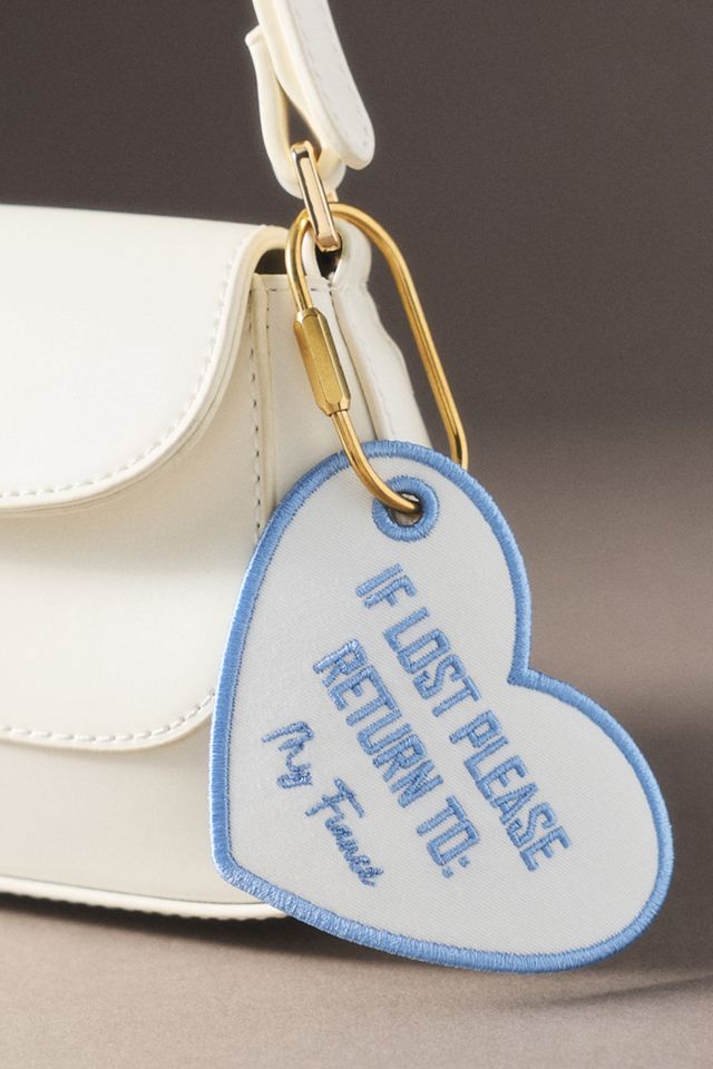 By Anthropologie Weddings If Lost Return To Bag Charm #1