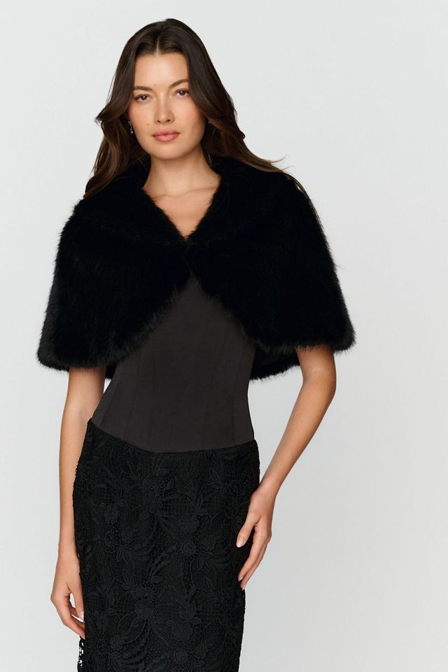 Elliatt Samantha Faux Fur Bolero #1