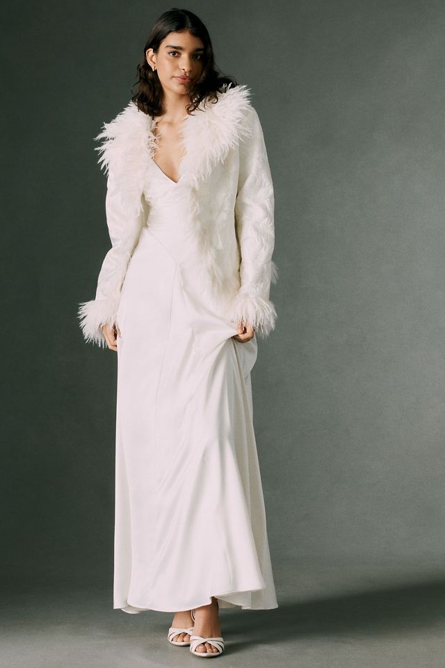 Elliatt Angeline Faux Fur Jacquard Jacket #2