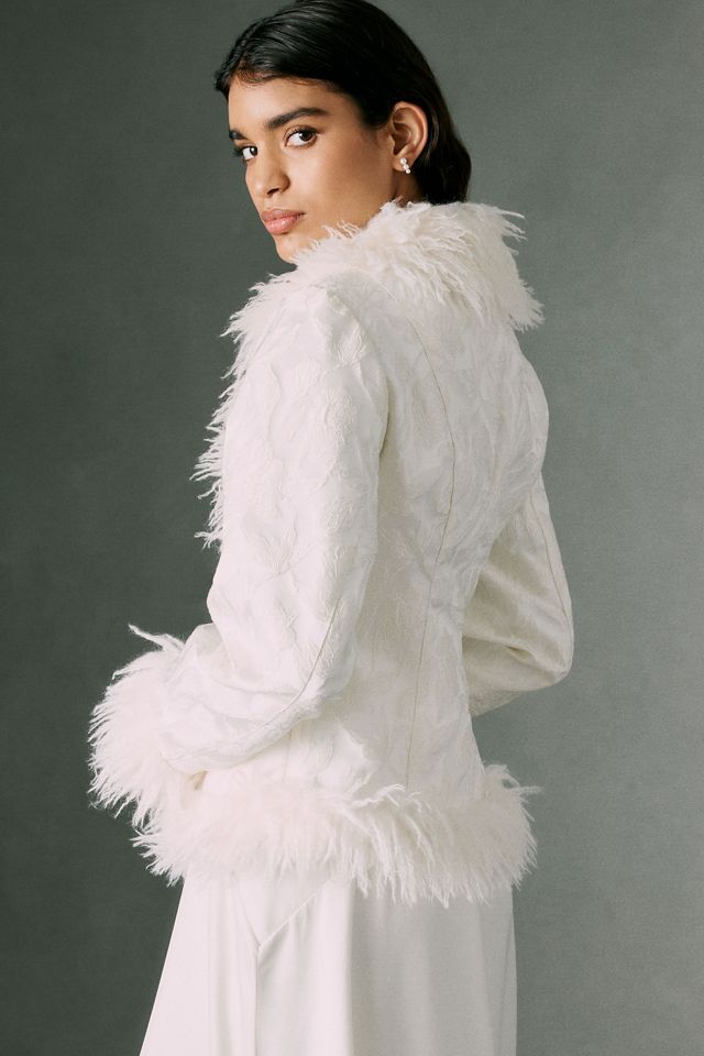 Elliatt Angeline Faux Fur Jacquard Jacket #5