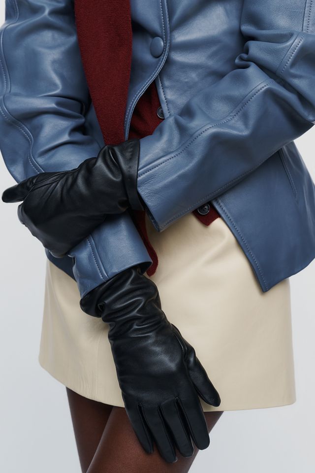 By Anthropologie Medium Leather Gloves #1
