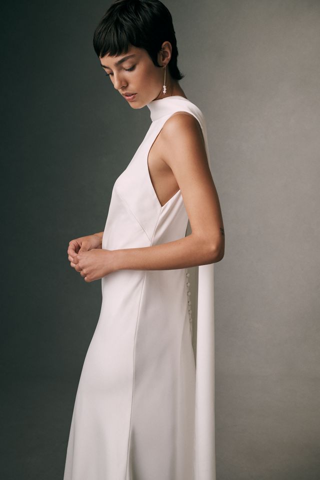 Watters Marleen Low-Back Gown #1