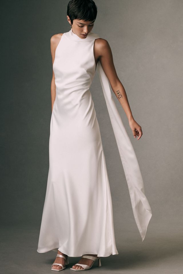 Watters Marleen Low-Back Gown #4