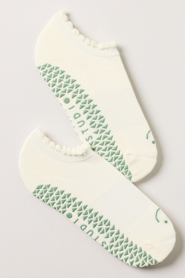 Pointe Studio Happy Grip Socks In Ivory
