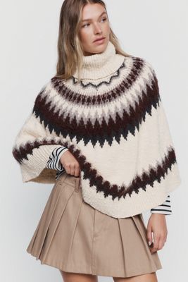 Mare Mare Fair Isle Strickponcho