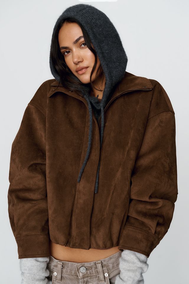 By Anthropologie 100% Cashmere Ribbed Hood #4