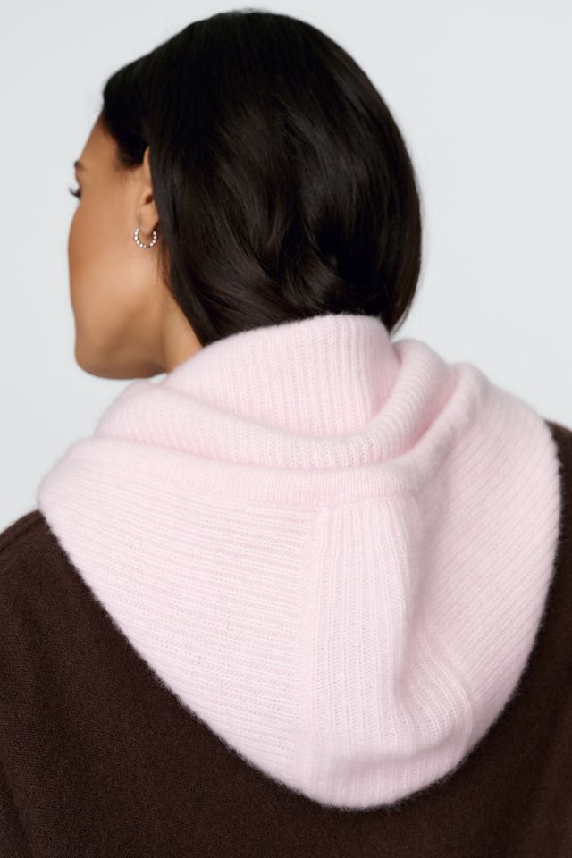 By Anthropologie 100% Cashmere Ribbed Hood #4
