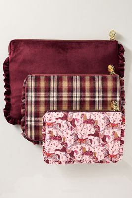 Stoney Clover Lane Set of 3 Flat Pouches