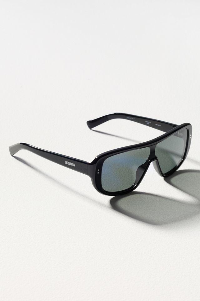 Jacquemus Havana Aviator Sunglasses #1