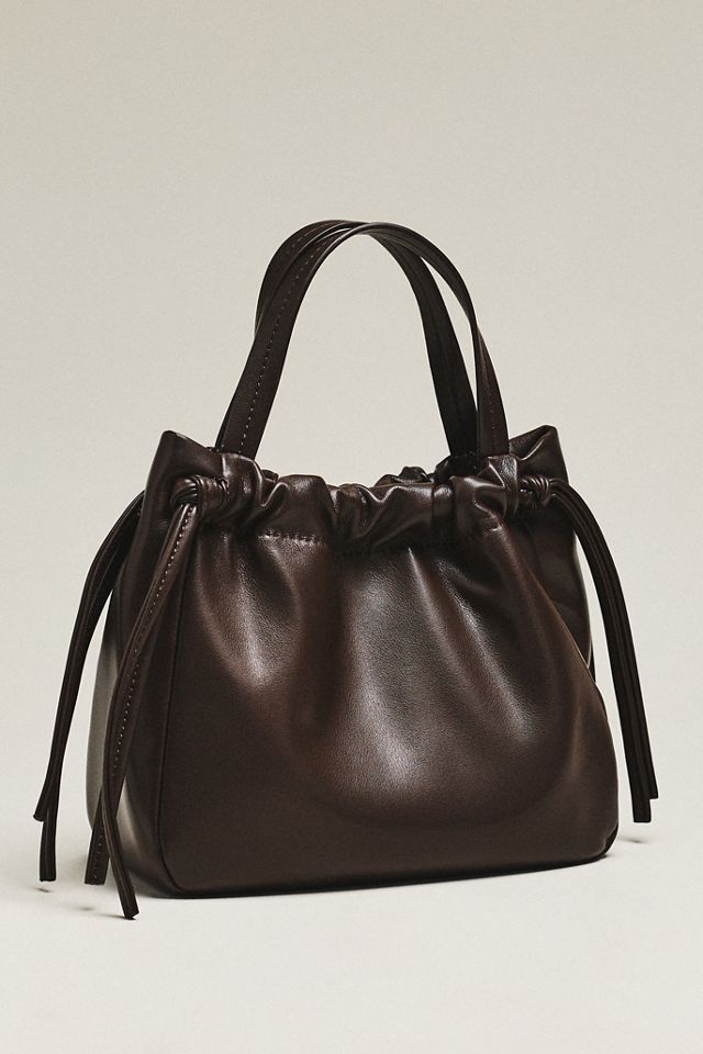 Maeve Cinched Faux Leather Crossbody Bag #1