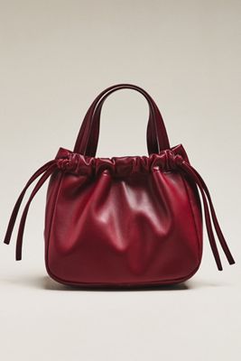 Maeve Cinched Faux Leather Crossbody Bag