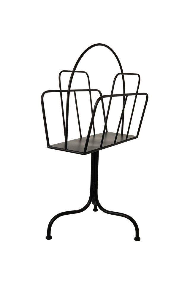 Matte Iron Four-Leg Magazine and Book Stand #1