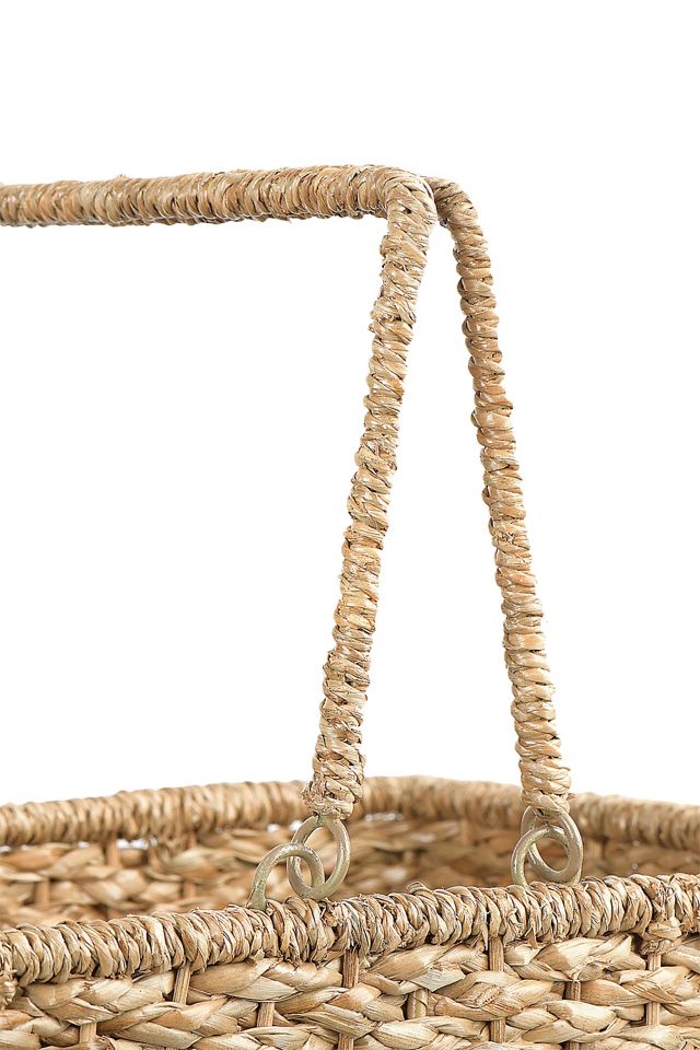 Woven Bankuan Rattan Stair Basket with Handles #1