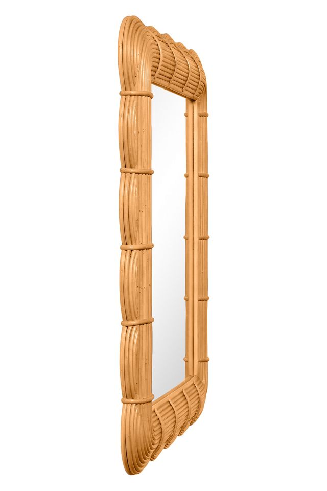 Clara Bundled Rattan Rectangular Mirror #3