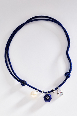 Eliou Safira Necklace In Blue