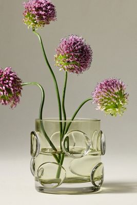 Dewdrop Pebble Glass Vase