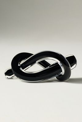 Noir Knot Glass Decorative Object
