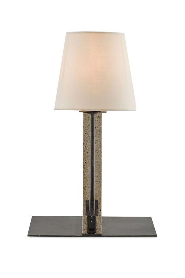 OldKnow Polished Stone Bookcase Lamp #2