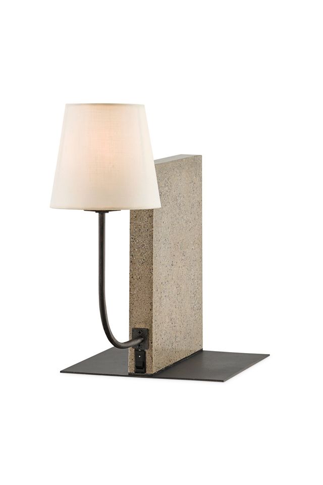 OldKnow Polished Stone Bookcase Lamp #1