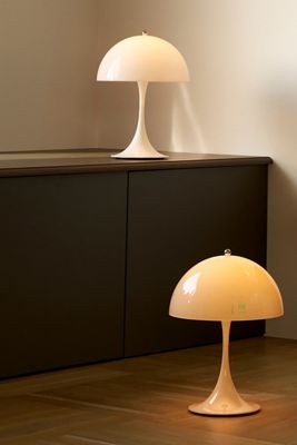Panthella Trumpet Bell Shaded Portable Lamp