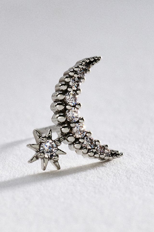 By Anthropologie Moon Star Post Earrings #1