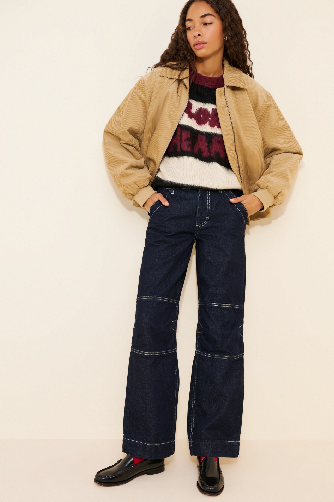 Damson Madder Fliss Relaxed Jean
